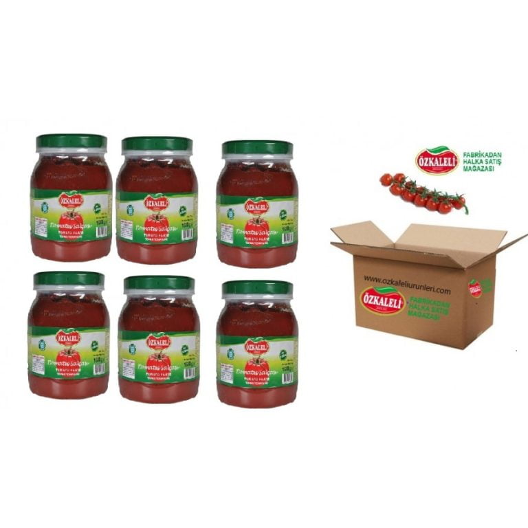 Ozkaleli Az Tuzlu Domates Salcasi 1650 Gr Koli 6 Ad