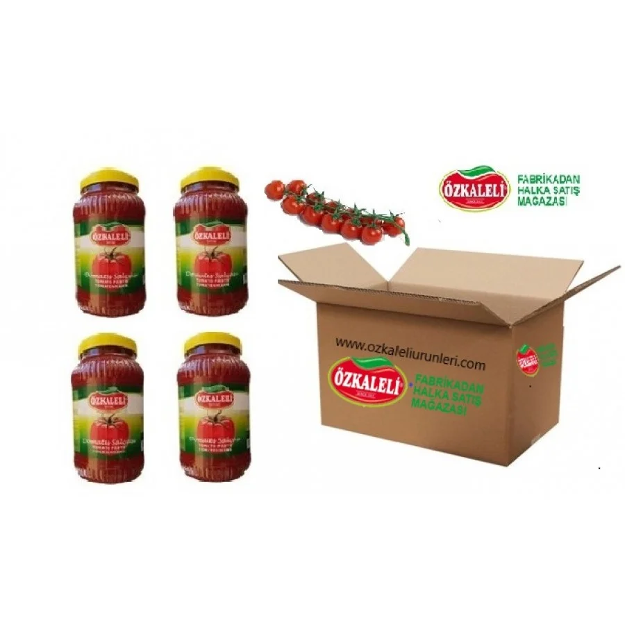Ozkaleli Domates Salcasi 3600 Gr 4 Ad Koli