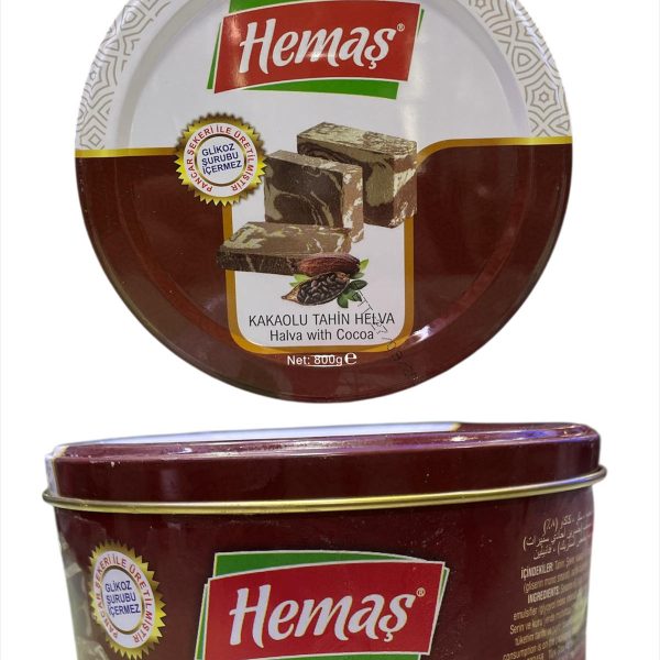 Teneke Tahin Helvası Kakaolu 800 Gram